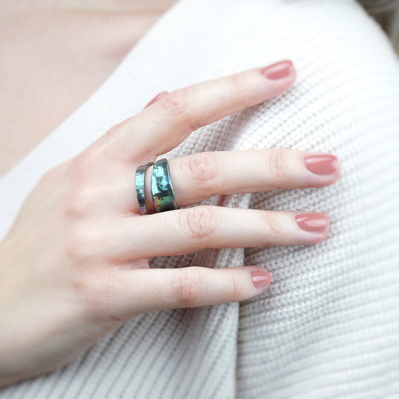 Twisted Leaf Ring - Green