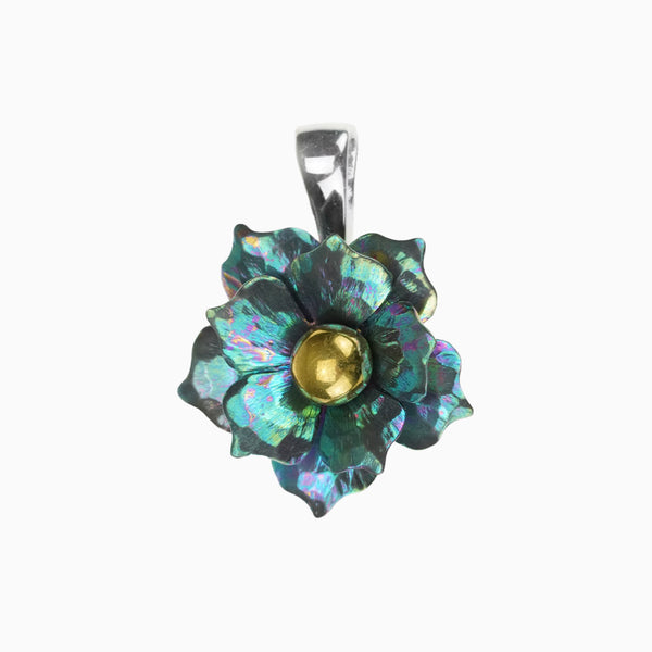 Water Lily Pendant - Green