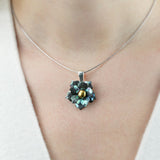 Water Lily Pendant - Green