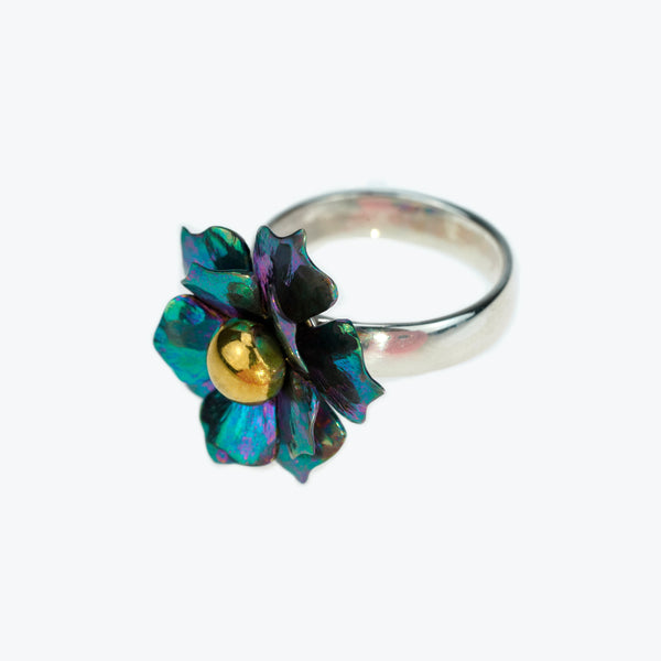 Water Lily Ring - Green