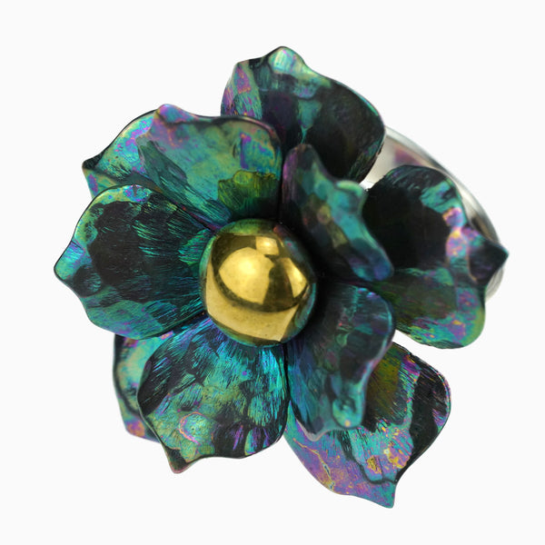 Water Lily Ring - Green
