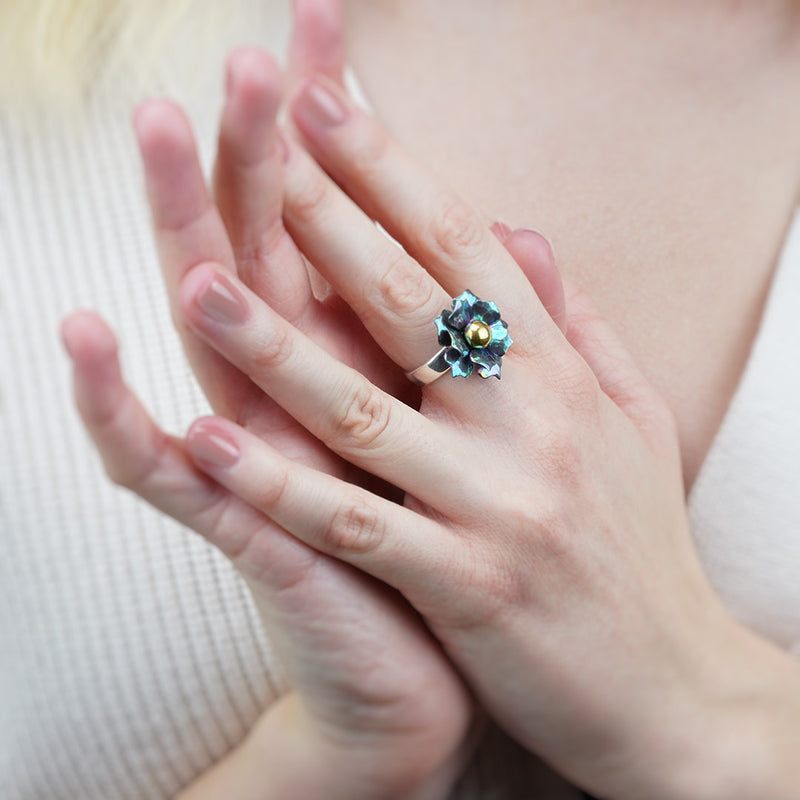 Water Lily Ring - Green