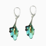 Wavy Calla Earrings - Green